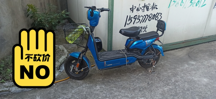 电动车48V20安四个大电瓶,新国标已上牌...