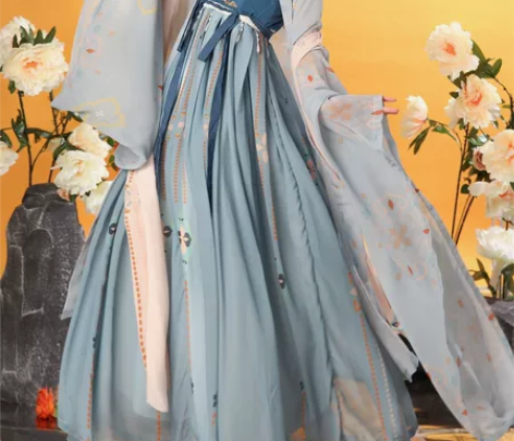 汉旭诃子裙大袖衫，唐制汉服，白菜汉服，汉服...