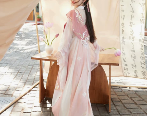 汉服汉服十三余小豆蔻儿[粉黛夕语]七夕姐妹...