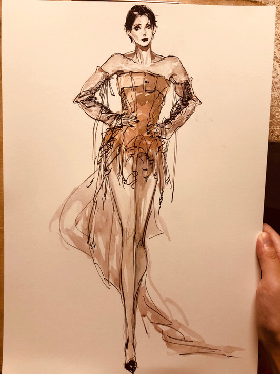 服装画 服装效果图 代画
