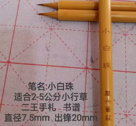 狼毫小楷,小白珠察之者尚精 拟之者贵似...