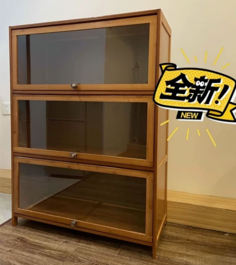 高颜值复古储物柜餐边柜客厅碗柜茶水柜置物架...