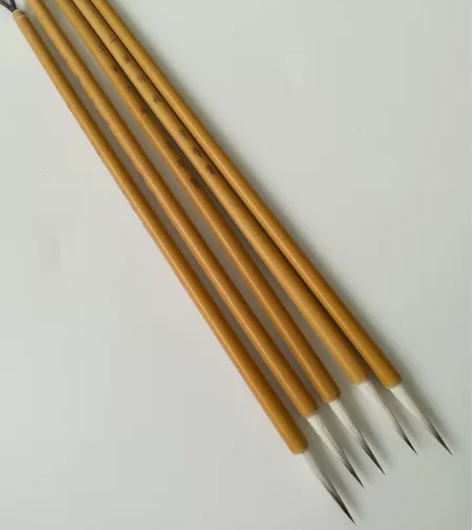 兼毫长勾线毛笔，15元一支出锋3cm，口径...