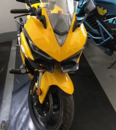 山洋牌新车加改装件18000左右,500公...