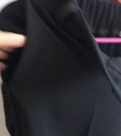 zara同款黑色西装裤 加厚烟管裤铅笔裤 ...