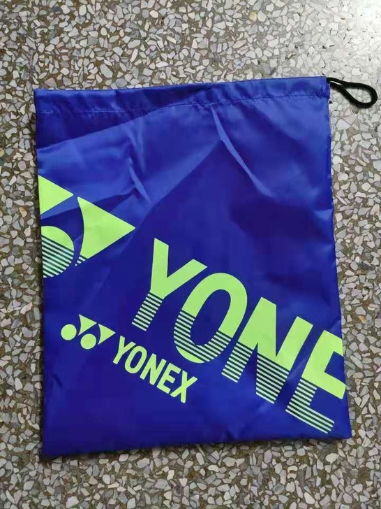 全新 2021新款YY羽毛球袋运动鞋袋抽绳...