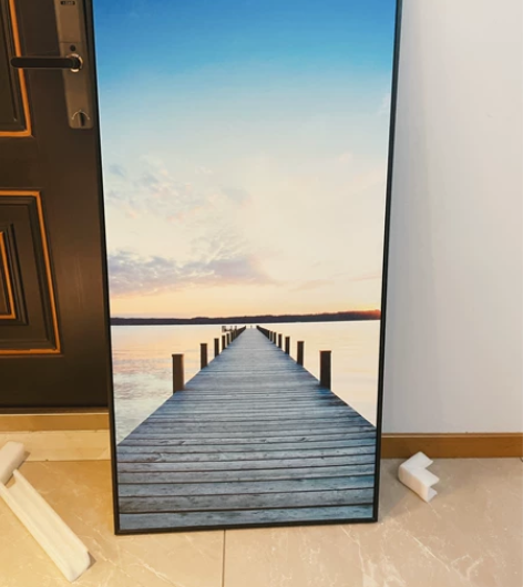 挂画 玄关画 装饰画 尺寸：60×120 ...