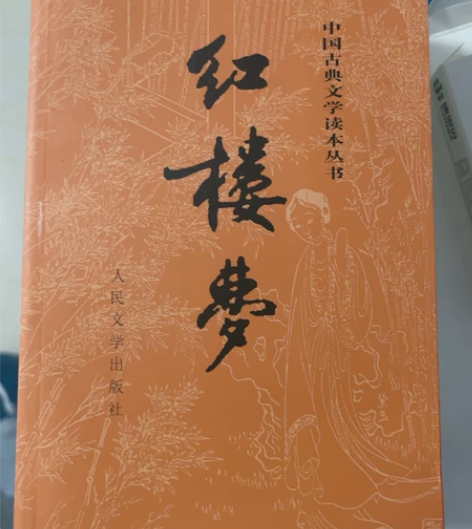 家里孩子在学校买的书，红楼梦，没看几天就不...