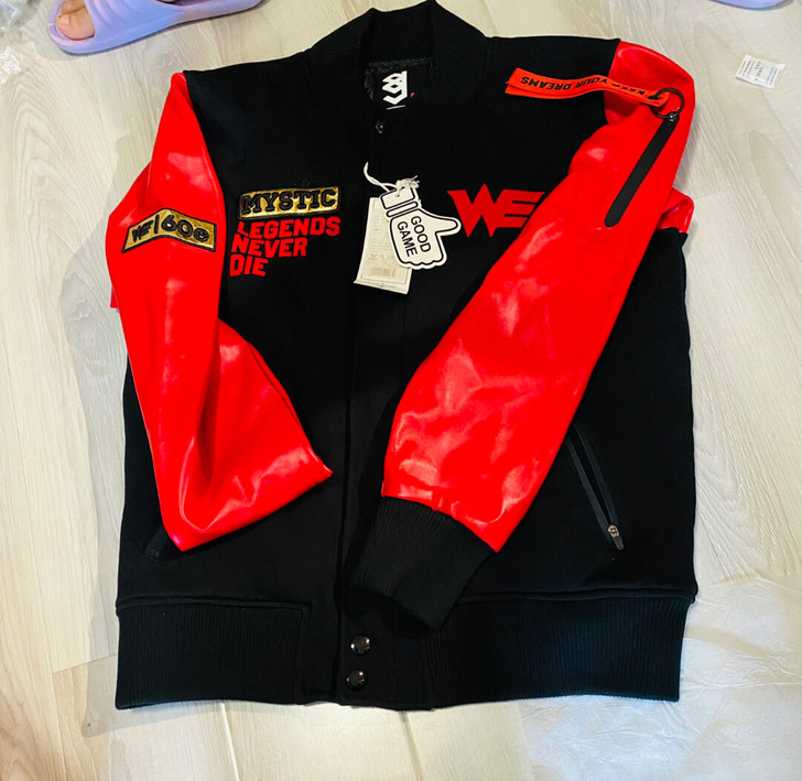 2017年WE战队周边服饰棒球夹克大舅子版...