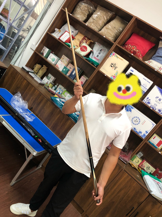 低价处理 LP大师杆台球杆黑八斯诺克球杆