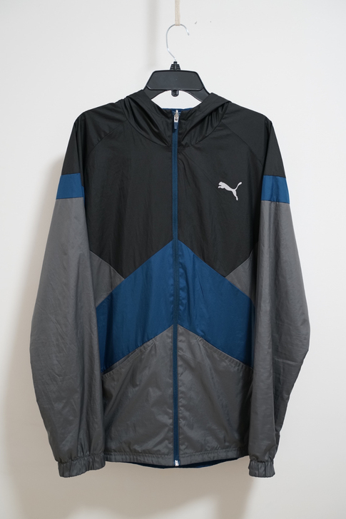 【PUMA 彪马 男子跑步训练外套夹克 黑...