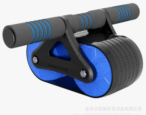 (包邮)之前健身买的健腹轮,可以自动回弹,...