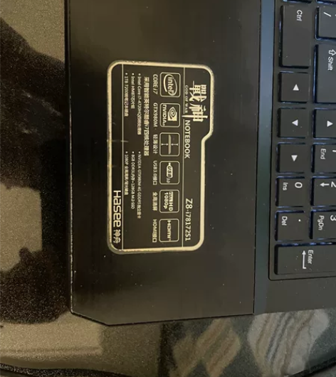 游戏本战神Z8功能完好具体看图片价格可商量...