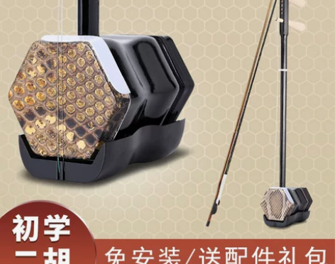 苏州二胡灵岩民乐器初学入门成人儿童大音量专...