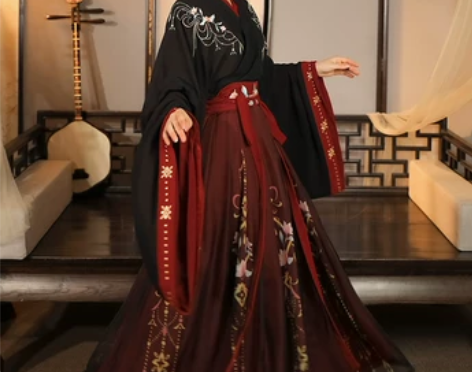 【可直拍】云芳晴绾星辰汉服女中国风交领齐腰...
