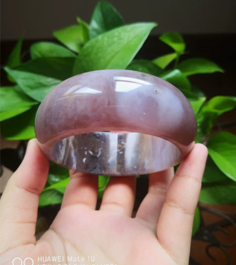 60+天然星空玛瑙套镯 圈口60.6,宽2...