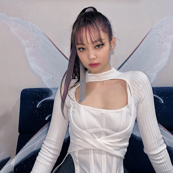 KLIOU Jennie同款半高领打底衫女...