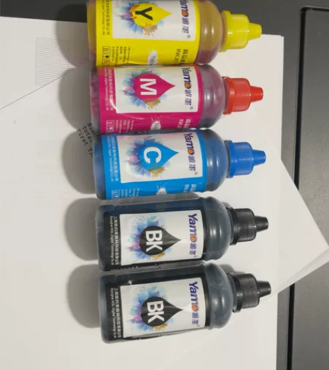 四色墨水买四瓶,送一瓶,黑色一共五瓶 感兴...