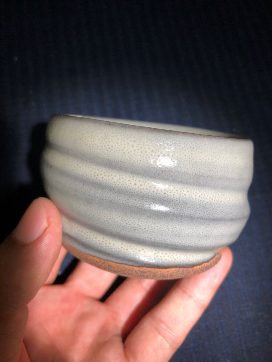 精品柴烧建盏全手工坯灰贝罗旋盏 。口径7....