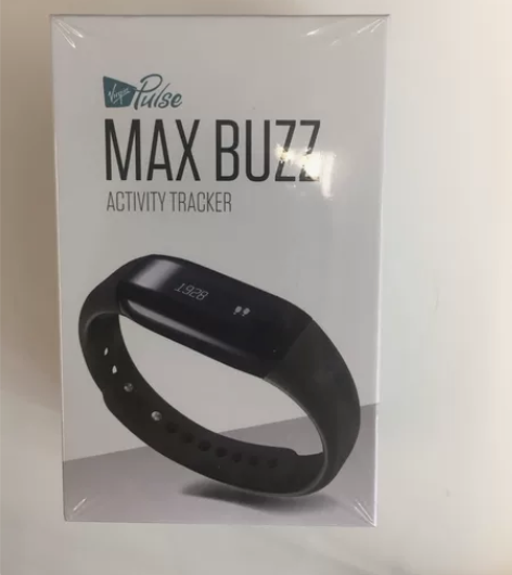MAX BUZZ 记步手环 公司发的运动手...