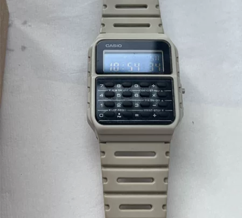 前任送的,casio CA-53WF-8B...
