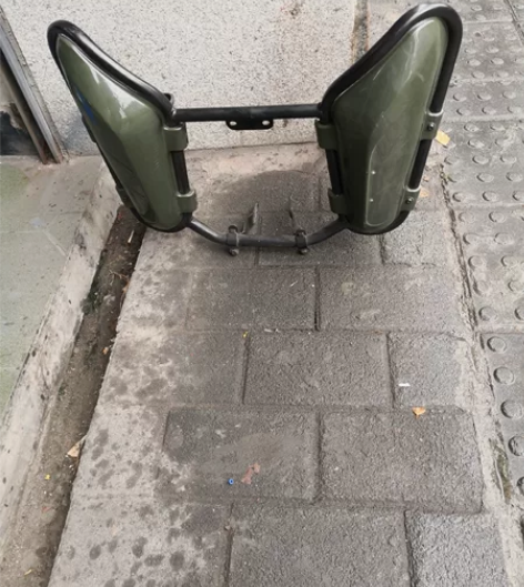 银钢迷你摩托车原装保险杆,原车上拆下来的,...