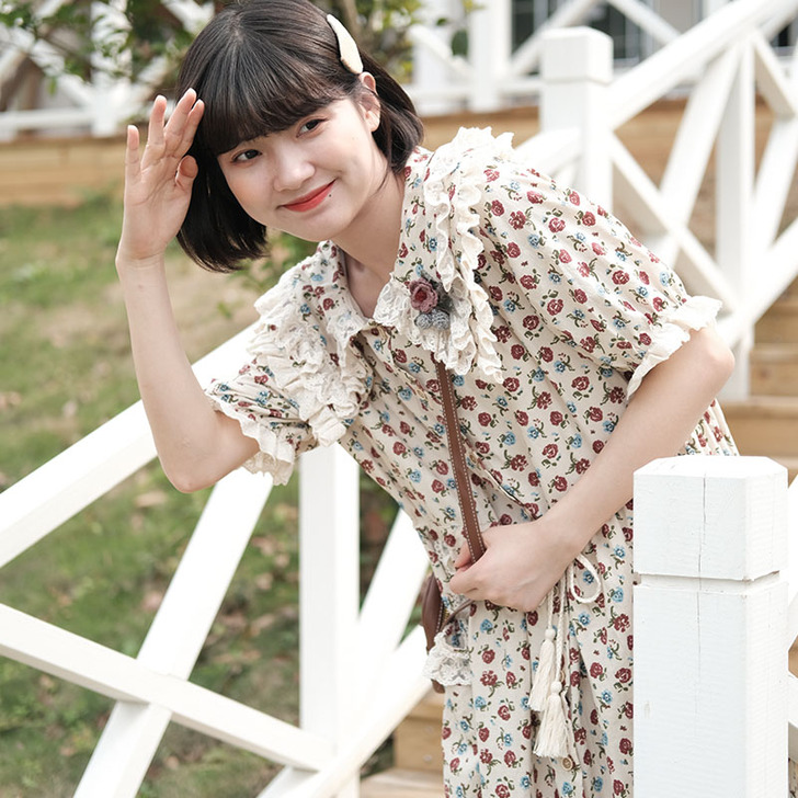 #森系连衣裙没洗过，只穿过一两次
