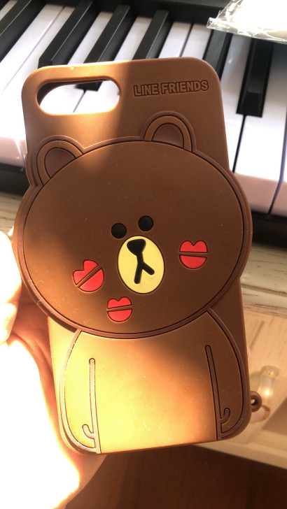 苹果7p防摔挂绳手机壳 材质：硅胶 风格：...