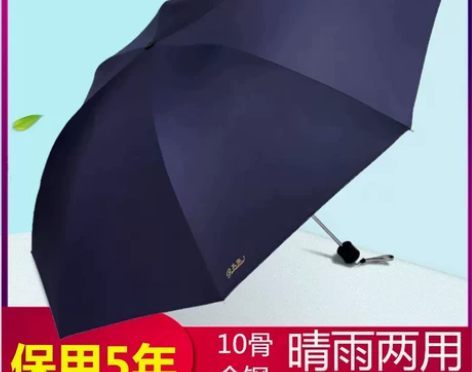 天堂伞大号超大号雨伞全钢十骨三人雨伞折叠晴...