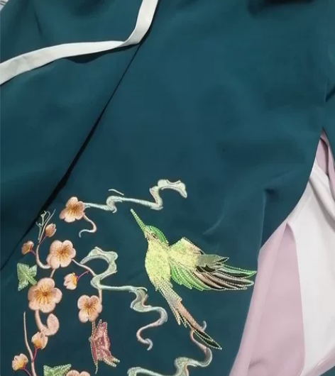 焕妃原创白菜汉服明制比甲绣花春秋款 标价单...