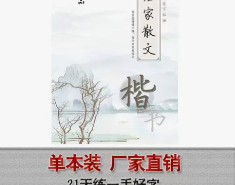 正楷字帖楷书练字帖小学生初中高中生楷体练字...