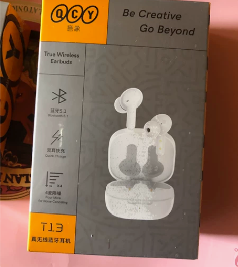 QCY T13真无线蓝牙耳机,入耳塞式运动...
