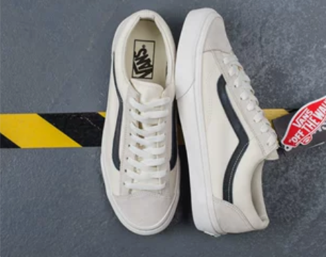 Vans STYLE36白蓝配色运动鞋 3...