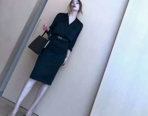 包臀半身裙中长款女高腰一步裙OL通勤裙子2...
