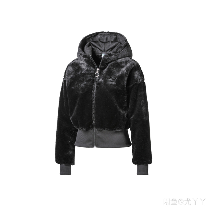 PUMA彪马官方正品 女子人造皮草连帽外套