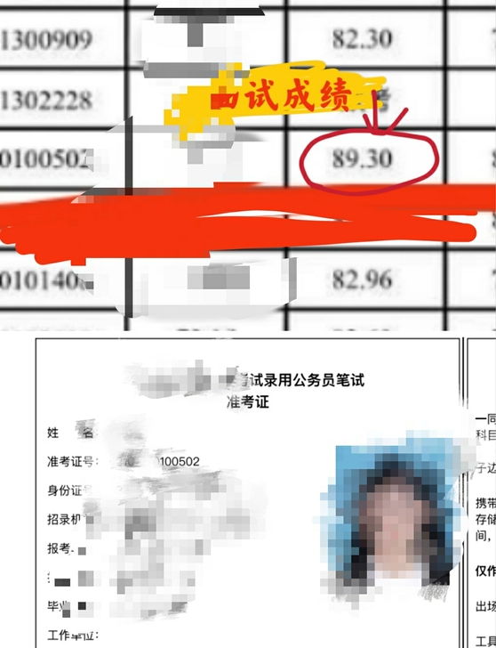 公考面试素材 省考成功上岸，面试89.3是...