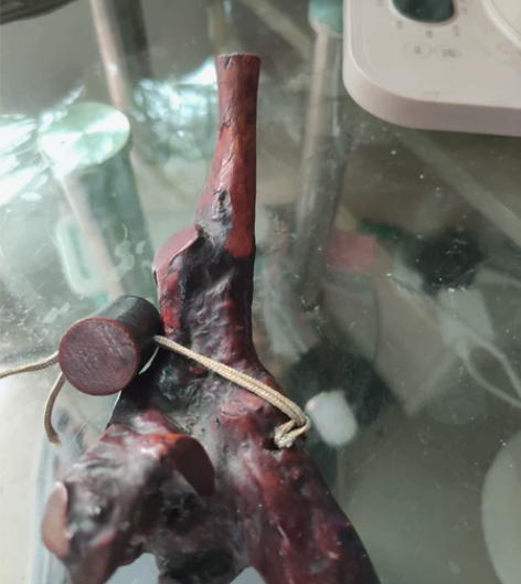 烟斗,实木烟斗,烟嘴有裂,可以当摆件,不知...