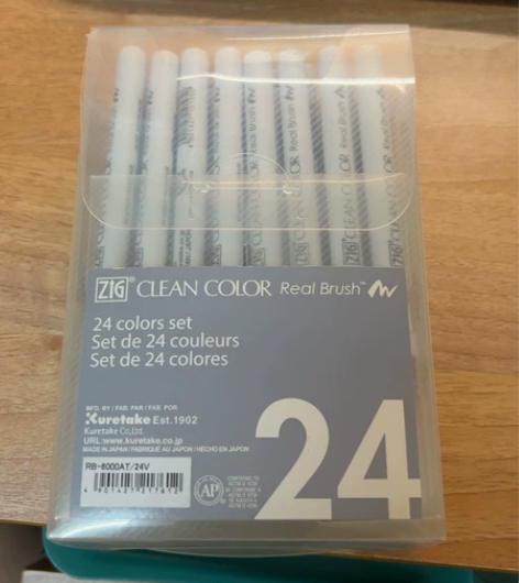 吳竹水彩筆24色 以前手帳入坑時購入,後來...