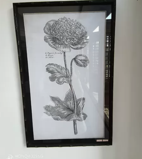 美克美家同款工艺画,装饰画,2副如图,实际...
