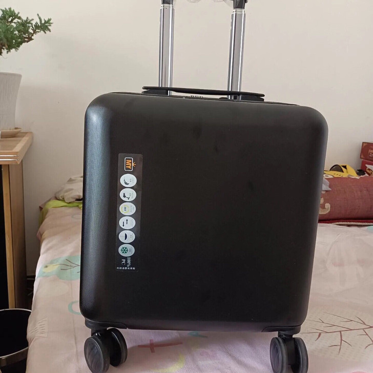 商务小型行李箱轻便男女士18寸16寸登机皮...