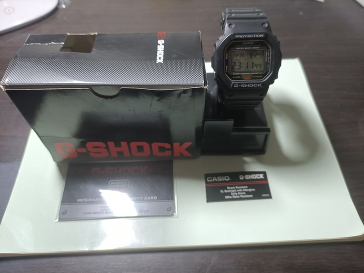 卡西欧小方块，dw5600e，经典基础款，...