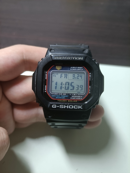 卡西欧gwm5610小红圈，太阳能六局电波...