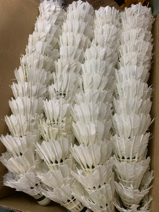 35元200个成新二手羽毛球,网前封网,抽...