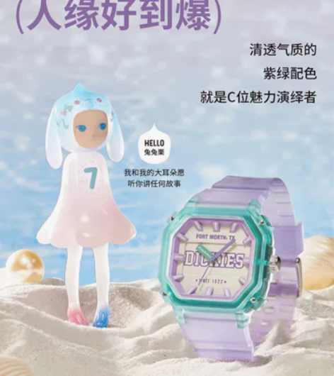 (博主闲置)Dickies学生手表女小栗子...