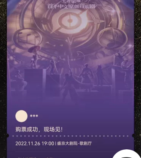 出王者荣耀音乐剧《摘星辰》沈阳票 你看音乐...