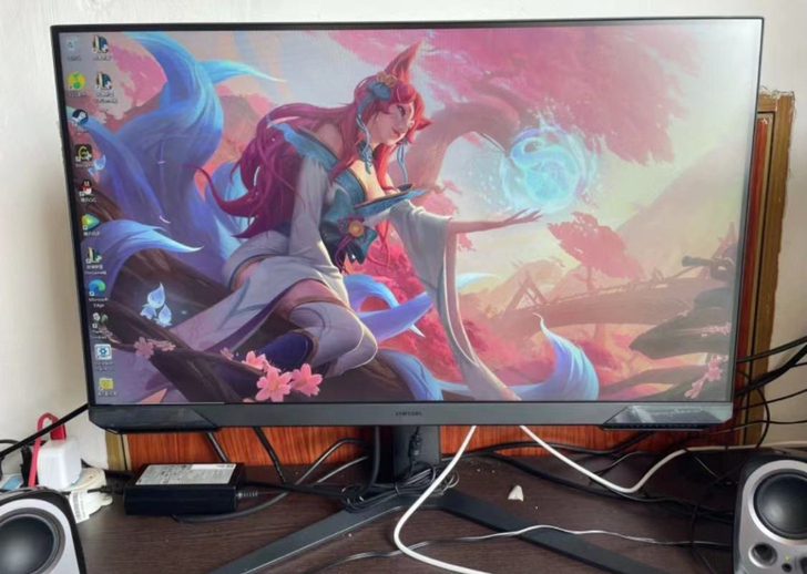 24寸联想显示器游戏屏幕台式电脑液晶显示屏...