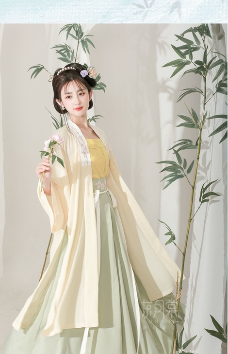 【东月棠汉服】清风笺  宋制长衫三件套