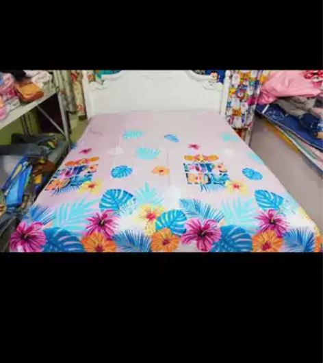 100%全棉大床喜庆日式风格双面AB版四件...