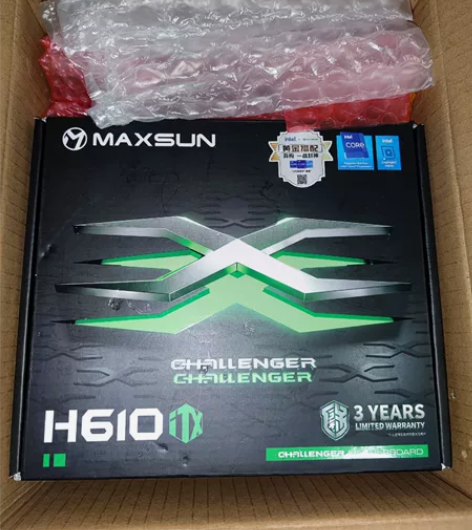 铭瑄h610itx主板带蓝牙WiFi,才用...