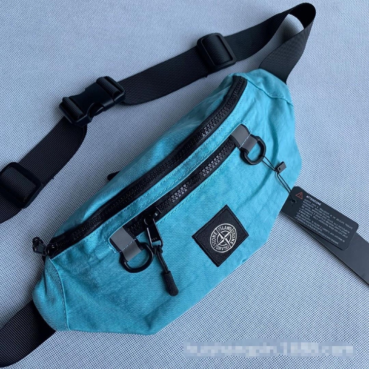 石头岛尼龙水洗刺绣精品19SS 胸包斜跨包...